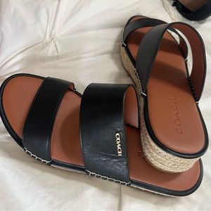 Coach sandals. NWOT